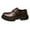 Brown, variant on Men's Formal Shoes Business Dress Platform Leather Shoes Tuxedo Slip-on Breathable Block Heel Anti-Slip Shoe Casual Elevator Shoes for Wedding Party Prom