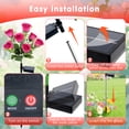 thumbnail image 3 of Qoosea Solar Lights Outdoor, 7 Heads Rose Flower Bud Solar Garden Lights Waterproof, Solar Flowers Lights for Yard Patio Garden Decor, 2 Pack Red, 3 of 9