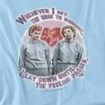 thumbnail image 2 of I Love Lucy Men's Lucy's Workout T-shirt Small Light Blue, 2 of 7