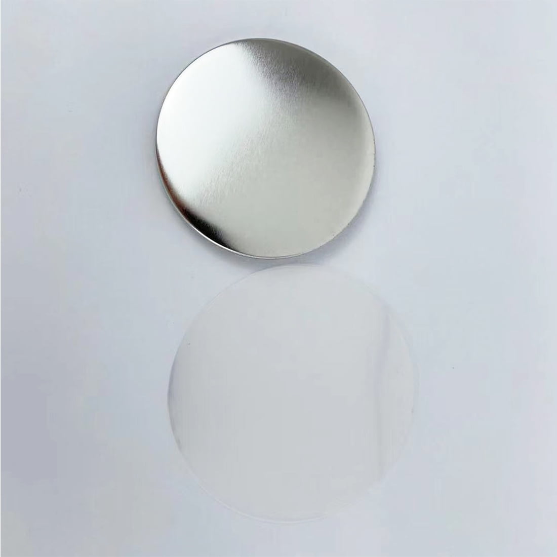 INTBUYING 100set 1.26in/32mm Round Badges Pin Back Button Metal for DIY Craft