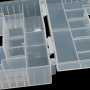 IUYYPU Battery Case Clear Container Wear Storage Box Inner Compartment AA AAA