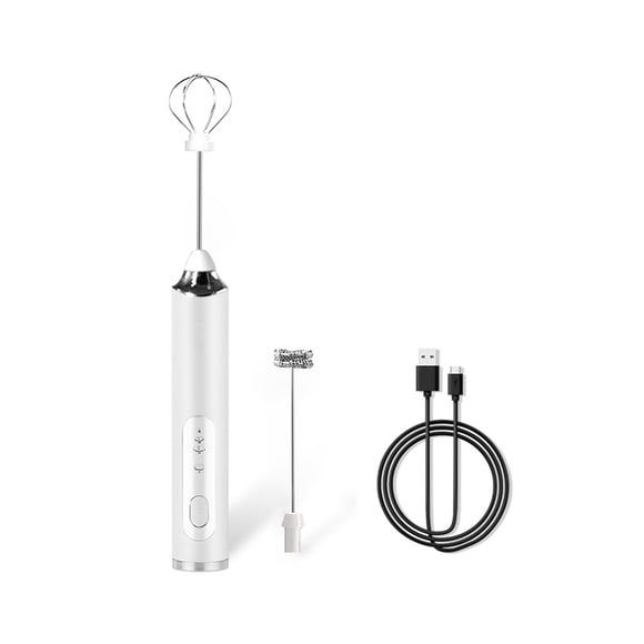 Inteprter Espumador de leche batidor de huevos eléctrico Mini comida 3 velocidades batidor agitador USB recargable accesorios de cocina para el Electrodomésticos