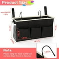 thumbnail image 3 of Ozzptuu Bedside Caddy, Large Size Bedside Storage Organizer, Hanging Bag Holder with Pockets for Bedroom, 3 of 6