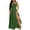 Army Green, variant on yillto Cocktail Dresses for Women Long Square Neck Sleeveless Split Dresses Casual Elegant Party Dresses
