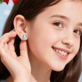 thumbnail image 2 of TANGPOET Blue Axolotl Stud Earrings for Women 925 Sterling Silver Moonstone Animal Jewelry Gifts, 2 of 5