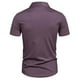 thumbnail image 4 of pstuiky Camisa de manga corta para hombre, Camisa informal de negocios de color liso con solapa y botones de manga corta para hombre camisas casuales para hombre m, 4 of 6