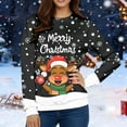thumbnail image 7 of Christmas Sweater Men Sweaters Funny Sweatshirt Knit Plus Size Big and Tall Holiday Vacation Elf Adult Sweatshirts, 7 of 7