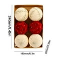 thumbnail image 3 of Uuowzo Christmas Christmas Balls Plastic Plating Shaped Hand Balls Christmas Tree Hanging Christmas Party Decoration Supplies Indoor Outdoor Christmas Decorations, Multicolor, 3 of 5