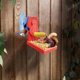 thumbnail image 2 of Comedero para pájaros divertido y orgulloso, comederos para ardillas salvajes, decoración de madera para exteriores, estación de alimentación para pájaros para jardín, patio exterior, decoración de, 2 of 6
