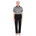 thumbnail image 5 of iiniim Adult Dementia Clothing Alzheimers Adaptive Anti-Strip Jumpsuit with Zipper at Back and Leg for Elderly Men Grey L, 5 of 7