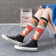 thumbnail image 5 of Masiiu Bluey Print Adult Crew socks, Comfortable Novelty Colorful Patterned, Breathable, Stylish Colorblock for Men Women, 5 of 6