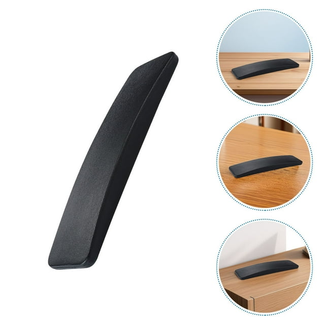 WEUVEB 1Set Easy Install PU Armrest Replacement Pads Designed for Standard Gaming and Office Chairs