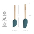 thumbnail image 5 of KitchenAid 2-Piece Silicone Mixing Spatula and Scraper Set for Cooking, Agave, 5 of 8