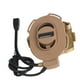 thumbnail image 3 of Auriculares de caza de un solo lado, micrófono para exteriores, reducción de ruido, auriculares de caza ajustables, micrófono, color arena Scienceny OD000726-02, 3 of 7