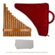 thumbnail image 5 of Greeniant Pan flauta equipo Musical F-key viento de Vintage exquisita superficie lisa suministros de instrumentos de bambú sartenes pipa Izquierda 2Conjunto, 5 of 6