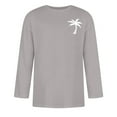 thumbnail image 3 of ZCFZJW Palm Tees Shirts for Men Big and Tall Regular Fit Casual Summer Short Sleeve Round Neck Graphic T-Shirt Loose Comfy Soft Cotton Pullover Tops Gray XXL, 3 of 4