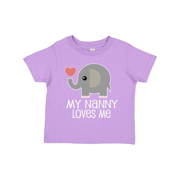 Inktastic My Nanny Loves Me Grandchild Boys or Girls Toddler T-Shirt