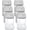 Gray, variant on Caraway 4qt Glass Airtight Food Storage Containers with - , BPA-Free Kitchen Storage Container - Stackable, Space-Saving Airtight Containers for Pantry, Dry Goods - 6 Pack - Sage