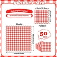 thumbnail image 2 of Cayioa 50 Count 3-ply Red Gingham Napkins, 2 of 6