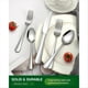 thumbnail image 5 of Juego de Cubiertos de 20 Piezas, de Acero Inoxidable, Apto para Alimentos, Incluye Cuchillo, Tenedor y Cuchara., 5 of 5