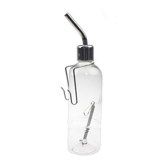 Forzero Pet self-transparent hanging fountain water bottle, dog and cat small animal feeder, non-drip dog water tank, cat waterer, leak-proof pet water bottle, for cage