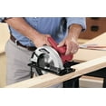 thumbnail image 5 of Hyper Tough 12 Amp Corded 7-1/4 inch Circular Saw with Steel Plate Shoe, Adjustable Bevel and Blade, 5 of 9