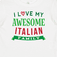 thumbnail image 4 of Inktastic Italy Love my Awesome Italian Family Boys or Girls Baby T-Shirt, 4 of 5
