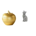 thumbnail image 1 of Escultura de fruta, figura de resina, estatua de gato, arte moderno, decoración, adorno de escritorio único, adecuado para estante, escritorio, oficin, 1 of 8