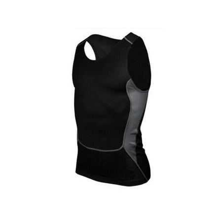 Ropalia Men Gym Running Sports Compression Wear Base Layer Tank Tops Fitness Vest Under Shirt Quick Dry
