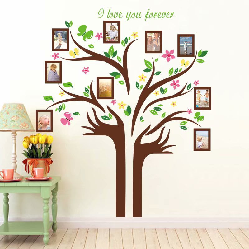 Family Like Branches Tree PVC Wall Sticker Art Decals Decor Quote Decoration DIY 