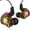 multicolor D, variant on Giunmcul My Order Sports Headset In-ear Wire Control with Microphone Subwoofer Mobile Phone Headset