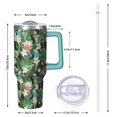 thumbnail image 3 of 40oz Double Insulated Hawaii Tumbler with Flip Lid Mug, 3 of 5