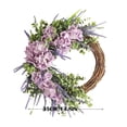 thumbnail image 3 of Spring Front Door Wreath Artificial Tulips and Leaves Flower Garland for Outdoor Porch Home Decoration, 3 of 9