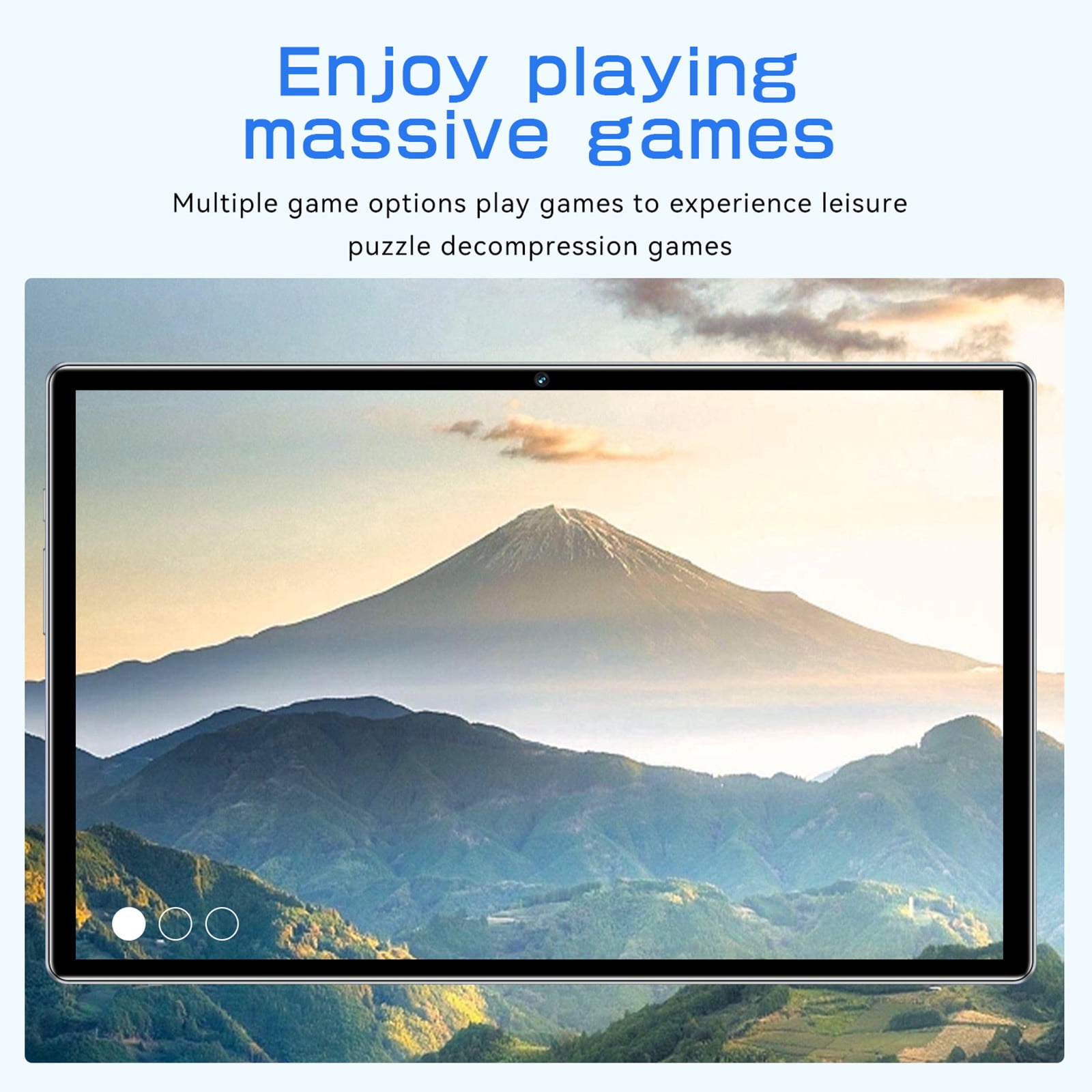 Tablets on Sale Clearance, New 2+16G All Netcom 10.1inch Android Tablet Computer 10 Core IPS HD Ultra-thin Screen WiFi Bluetooth Voice Call Game Office Learn Tablet SIM Communication,Gray