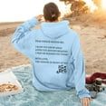 thumbnail image 6 of WENWU Womens Hoodie Long Sleeve Pullover Sweatshirts for Women Cute Hoodies Light Blue Hooded Sweatshirt Fall Hoodies Workout Wear, 6 of 7