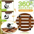 thumbnail image 5 of Carrito para Plantas con Ruedas, Resistente, Redondo, con Ruedas Metálicas Bloqueables, Apto para Uso en Interiores y Exteriores., 5 of 5