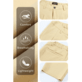 thumbnail image 5 of GINGTTO Men's Dress Pants Loose Fit Slacks for Men, 5 of 7