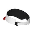 thumbnail image 2 of Czech Republic Visor Hats Adjustable Beach Sun Visors Sports Outdoor Visor For Women Men, 2 of 7