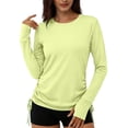 thumbnail image 4 of hotojiny Rash Guard for Women UPF 50+ UV Sun Protection Swim Shirt Beach Surfing Long Sleeve Shirts for Women with Thumb Hole, 4 of 6