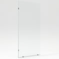 thumbnail image 2 of DV-1SD0221S Single Fixed Glass Panel For Shower 32"×78", Thick Frameless Tempered Safety Glass Shower Screen, 2 of 15