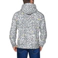 thumbnail image 5 of Zip Up Hoodies for Men - White Lightning Glitter Long Sleeve Comfrt Men'S Fashion Hoodies & Sweatshirts, Jackets for Men Hoodies Pullover Clothing Clothes with Pouch, 5 of 5