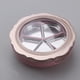 thumbnail image 3 of Mini caja de polvo de de ojos de plástico vacía de 4g con sartenes de aluminio y espejo, contenedor de maquillaje de cosméticos para base de br Naranja dorada Salvador Estuche para sombra de ojos en polvo, 3 of 8