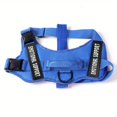 thumbnail image 1 of Service Dog Harness, Emotional Support Pet Vest Harness, Reflective Breathable And Adjustable No-Pull ESA Dog Harness For Small Medium Large Dogs (with 2 PCS Removeable Tags), 1 of 5