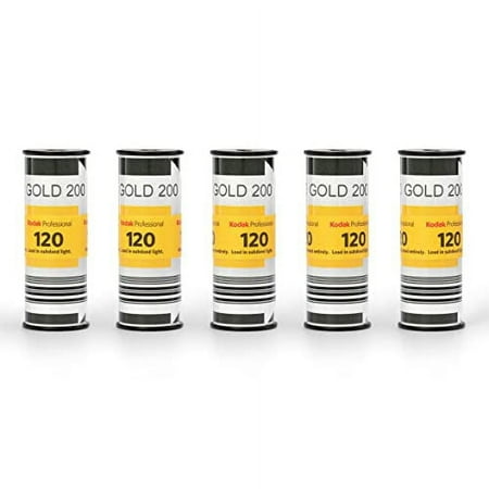 UPC: 0041771075590 | Gold 200 Color Negative Film 120 Roll Film 5-Pack