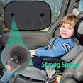 thumbnail image 3 of ShenMo Stroller Sun Shade, Stroller Window Shade, Car Sunscreen, UV / Heat Protection, 44 X 36cm (2 Pieces), 3 of 5