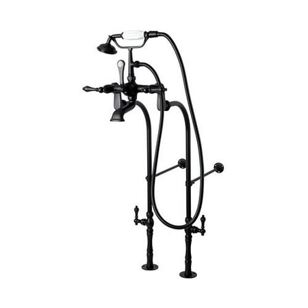 - Kingston Brass Vintage Double Handle Freestanding Tub Filler Package