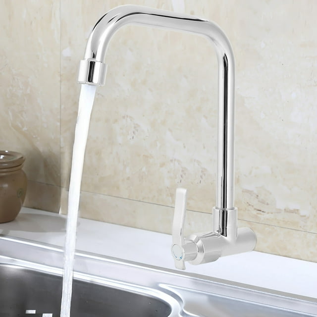 Faucet, Rotatable Kitchen Sink Faucets Kitchen Faucet, Wall-Mounted For Sink Kitchen