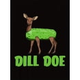 thumbnail image 2 of Cartoon Deer & Letter Print Comfy T-Shirt, Round Neck Short Sleeve Sports Tee, Women's Activewear, 2 of 8
