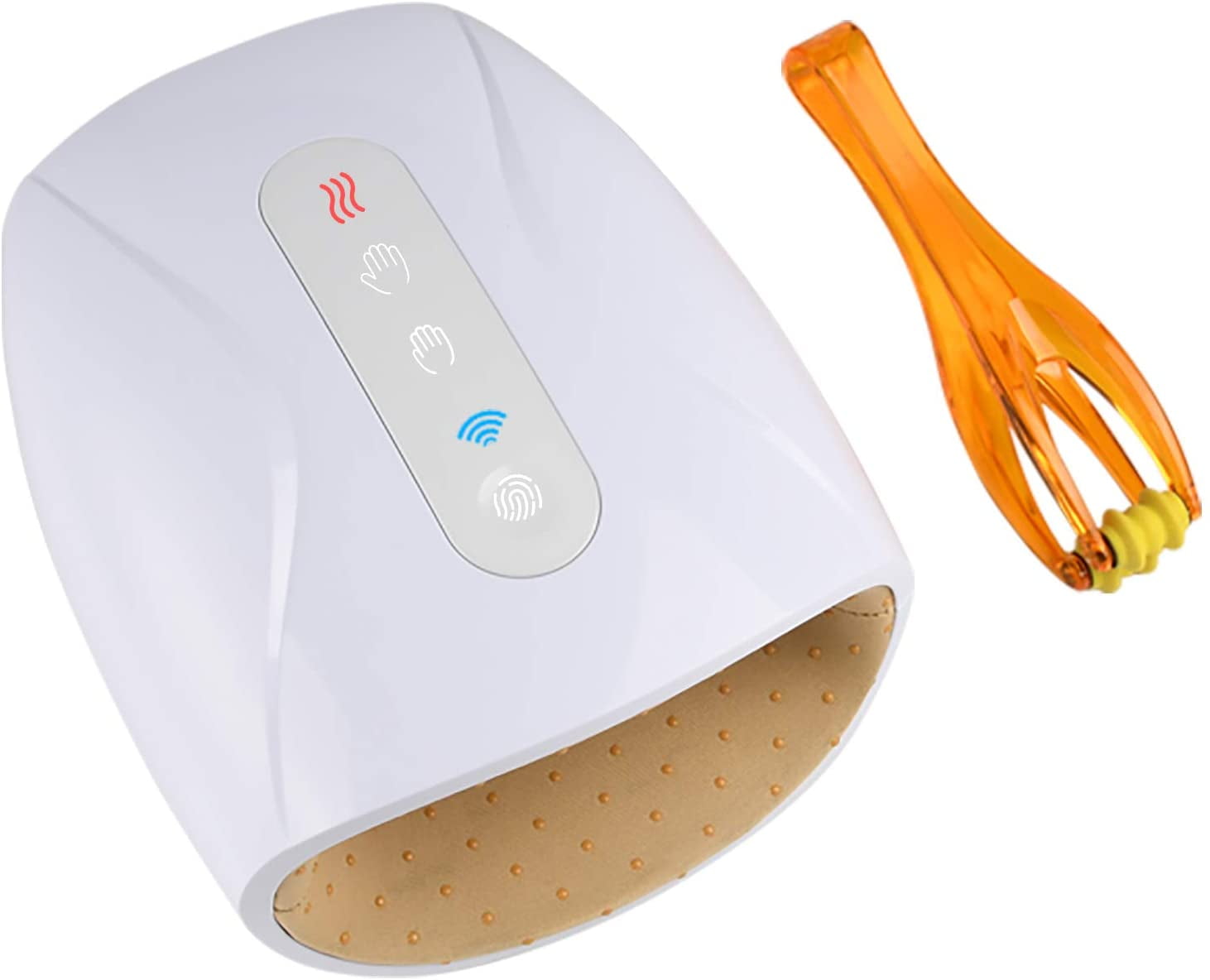 Cotsoco Electric Hand Massager For Palm Massager Cordless Acupressure Massager With Air Pressure Compress Heat Rechargeable For Arthritis Finger Numbness Coldness Relief Walmart Com Walmart Com