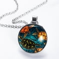 thumbnail image 2 of Turtle Seamless Women's Glass Design Circular Pendant Necklace - Sparkle and Shine with this Elegant Necklace, 2 of 5
